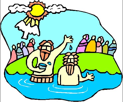 John the Baptist baptizing Jesus